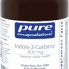 Indole-3-Carbinol Pure Encapsulations 400 mg - Suporte à Saúde Celular e das Mamas