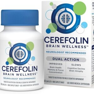 Cerefolin Brain Wellness Alfasigma - Suplemento Cognitivo para Memória e Foco Melhorados
