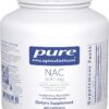 NAC 600 mg da Pure Encapsulations - Suporte Avançado à Saúde Pulmonar e Imunológica