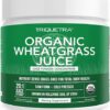 Pó de Suco de Trigo Orgânico Triquetra Health 5.3 oz - Nutrientes do Solo Vulcânico de Utah