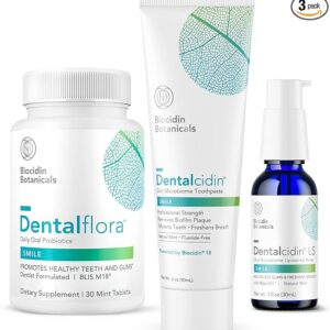 Sistema Dentalcidin Bio-Botanical Research: Cuidados Orais com Probióticos e Clareamento Natural