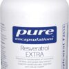 Resveratrol EXTRA 100 mg - Antioxidante para Saúde Celular e Cardiovascular de Pure Encapsulations