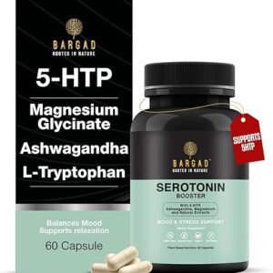 Suplemento de Suporte à Serotonina Bargad 60 Cápsulas - Melhore Seu Humor e Combata o Estresse