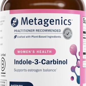 Metagenics Meta Indole-3-Carbinol 60 Cápsulas - Suporte Eficaz ao Equilíbrio Hormonal e Saúde do Fígado