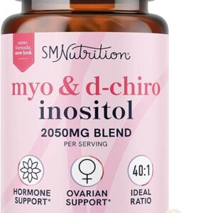 Myo-Inositol & D-Chiro Inositol - Equilíbrio Hormonal e Saúde Ovariana Feminina em Cápsulas