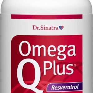 Dr. Sinatra Omega Q Plus Resveratrol - Suplemento para Saúde Cardiovascular e Bem-Estar Geral