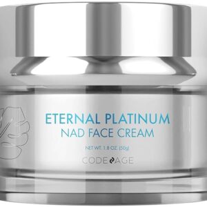 Creme Facial Eternal Platinum NAD com Resveratrol - Antioxidante para Hidratação e Firmeza da Pele