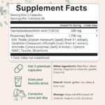 Suplemento de Sais Biliares TUDCA 2.000mg - Suporte Completo para Saúde do Fígado e Digestão - 2