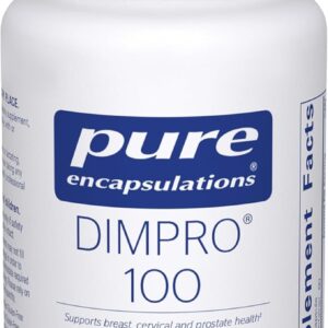 Suplemento Vegano Pure Encapsulations DIMPRO 100 - Diindolilmetano para Saúde da Mama, Cervical e Próstata