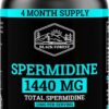 Suplemento de Spermidina Black Forest 1440mg - Saúde Celular e Antienvelhecimento Eficaz