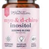 Suplemento Myo-Inositol & D-Chiro Inositol 240 Cápsulas - Equilíbrio Hormonal Feminino 40:1