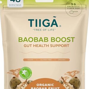 Tiiga Bebida Energética Vegana com Baobá - Impulso Natural de Energia e Saúde Intestinal