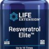 Life Extension Resveratrol Elite 30 Cápsulas - Antioxidante Para Saúde Cardiovascular e Envelhecimento Saudável