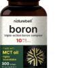 Boron 10mg NatureBell com MCT Oil - Suporte Mineral Avançado e Alta Absorção