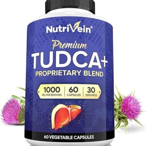 Nutrivein Premium TUDCA+ 1000mg - Suporte Hepático Avançado em Cápsulas