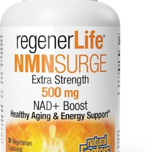 Suplemento Regenerlife NMN NAD+ Boost 500mg - Vitalidade e Saúde Metabólica para Adultos