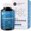 Suplemento de Spermidina PRO 60 Cápsulas - Absorção Aumentada para Saúde Celular e Envelhecimento Saudável