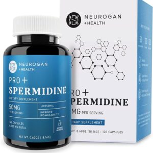 Suplemento de Spermidina PRO 60 Cápsulas - Absorção Aumentada para Saúde Celular e Envelhecimento Saudável