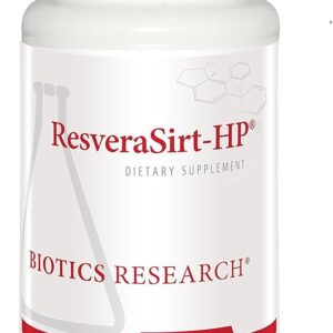 ResveraSirt HP Biotics Research - Suplemento Cardiovascular com Sirtuínas e Antioxidantes Naturais