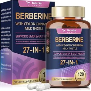 Suplemento de Berberina com Canela do Ceilão - Saúde do Fígado e Imunidade