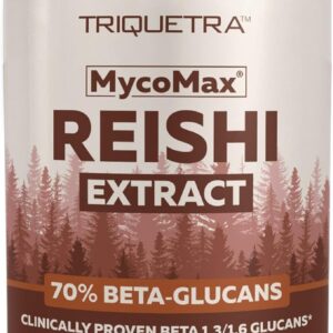 Extrato de Cogumelo Reishi Orgânico 8 oz. - 70% Beta Glucans para Energia e Imunidade
