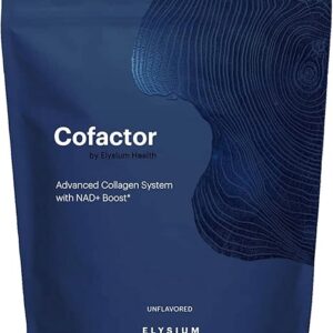 ELYSIUM Cofactor - Suplemento de Colágeno com NAD+, Ácido Hialurônico e Vitamina C para Pele, Cabelo e Unhas