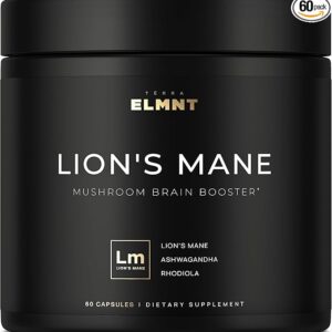 Suplemento Nootrópico Lion's Mane 20.000mg - Potente Clareza Mental e Memória Focada
