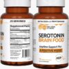 Suplemento Natural Serotonin Brain Food - Suporte ao Humor e Calma com L-Tryptophan