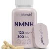 LongLifeNutri NMNH 300mg - Suplemento Vegano para Energia e Longevidade com 120 Cápsulas