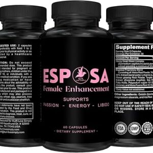 KUR Live Simply Esposa Female Libido Booster - Aumente Energia e Sensibilidade Feminina Naturalmente
