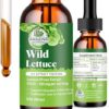 Amazing Botanicals Extrato Líquido de Alface Selvagem 10X - Suporte Natural à Saúde Sem Álcool