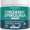 Pó de Spirulina Orgânica Triquetra Health 8 oz - Superalimento com Pureza e Nutrientes