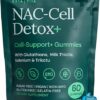 Gummies Sem Açúcar de NAC Etta Vita - Suporte Antioxidante e Detox para Energia e Saúde Respiratória