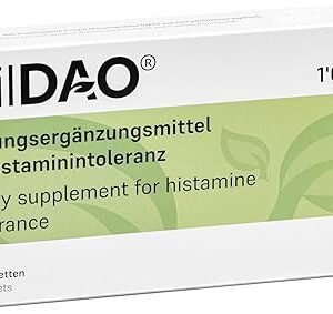 milDAO® Suplemento Enzimático Vegan com 1.000.000 HDU - Para Intolerância à Histamina