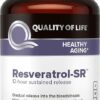 Quality of Life Resveratrol SR 30 Vegicaps - Suplemento Natural Anti Envelhecimento com Potentes Antioxidantes