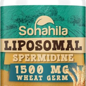 Suplemento de Spermidina Sohahila 60 Softgels - Renovação Celular e Combate ao Envelhecimento