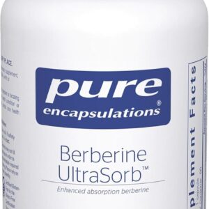 Berberine UltraSorb Pure Encapsulations 60 Cápsulas - Suporte Avançado à Saúde Metabólica e Cardiometabólica