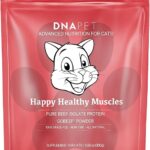 Suplemento para Gatos DNA PET Happy Healthy Muscles - Colágeno e Aminoácidos para Músculos Saudáveis