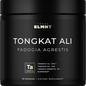 Suplemento Natural de Tongkat Ali 228.000mg e Fadogia Agrestis - Apoio ao Crescimento Muscular e Performance