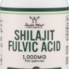 Shilajit Pure Himalayan - Cápsulas com 20% Ácido Fulvico para Aumentar Energia e Vitalidade