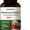 Dihydroberberine NatureBell 500mg - Suplemento Vegano para Níveis de Açúcar e Saúde do Coração