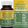 Max Strength Siberian Rhodiola - Suporte Natural para Estresse e Aumento de Energia