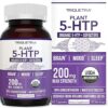 Suplemento Orgânico de 5-HTP Triquetra Health - 200 mg para Melhorar Humor, Cognição e Sono