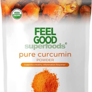 Pó de Cúrcuma Pura Orgânica 5 oz - Antioxidante e Suporte Articular Natural