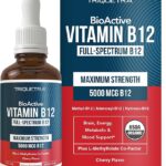 BioActive Vitamin B12 Triquetra Health 5000 mcg - Energia e Saúde do Sistema Nervoso com Três Formas Bioativas