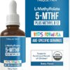 L-Metilfolato Orgânico para Crianças com B12 - Suporte ao Humor e Cognição
