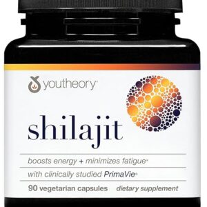 Youtheory Shilajit Advanced - Suplemento Vegetariano para Energia e Vitalidade