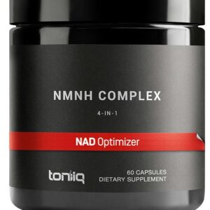 Toniiq NMNH 1000mg com Resveratrol e Quercetina - Suporte Celular Ultra Potente