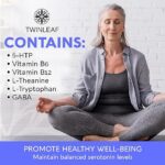 TWINLEAF Suplemento para Suporte à Serotonina e Dopamina - 120 Cápsulas para Bem-Estar Mental - 2