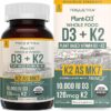 Vitamina D3 10.000 IU e K2 MK-7 Orgânica - Suporte à Saúde Óssea e Cardiovascular